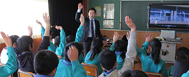 学校にて指導助言